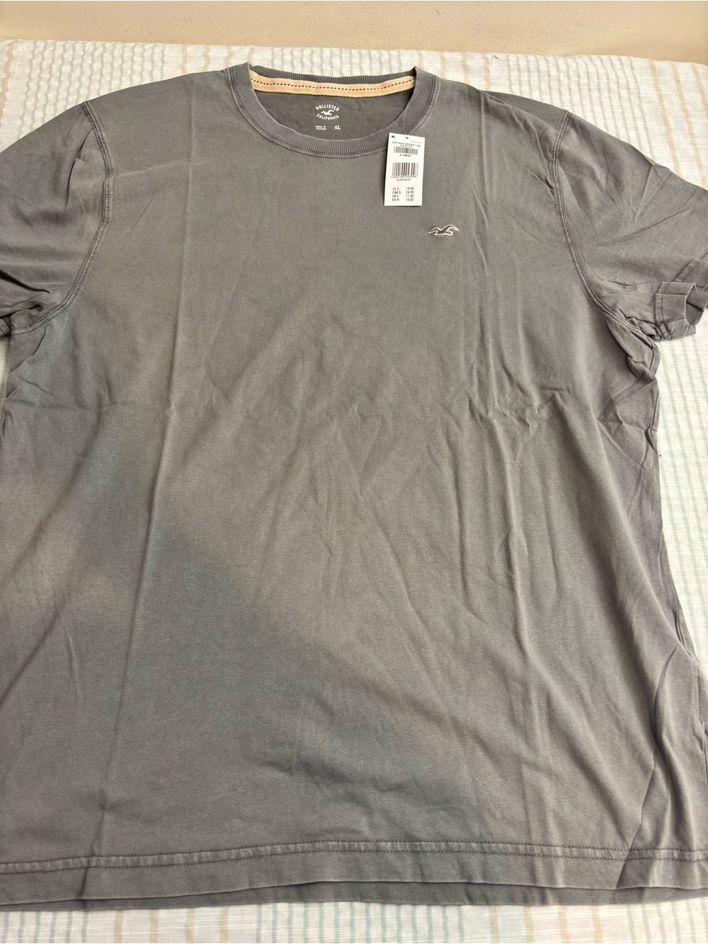 Hollister Men’s Short Sleeve Crew Tee - Slate Gray